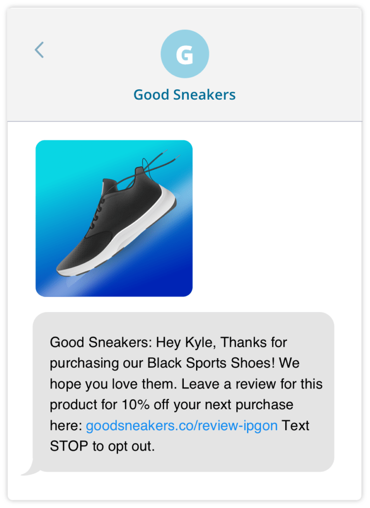 post purchase promotion example