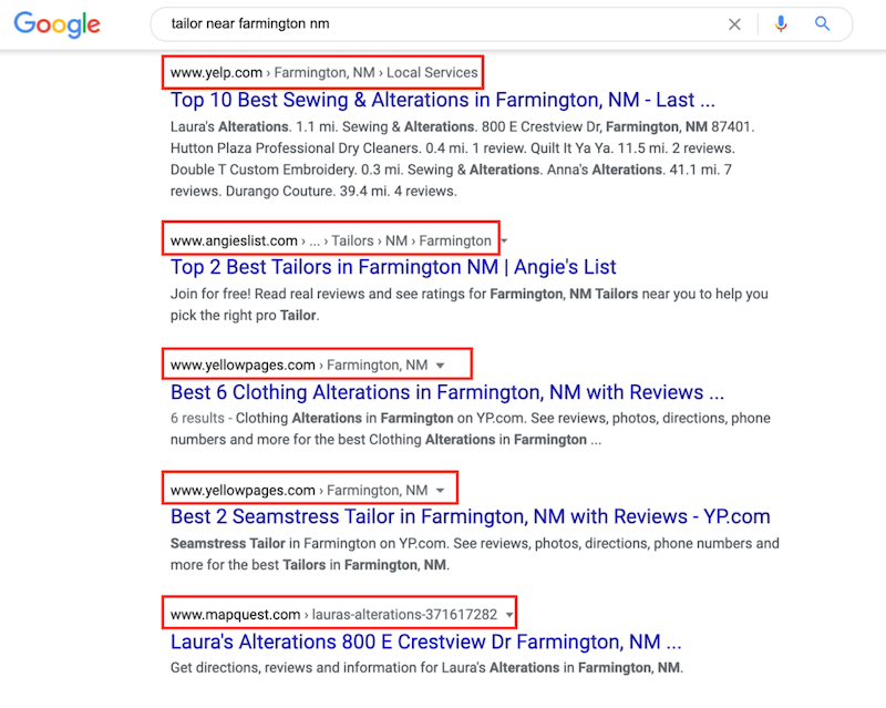 best ways to promote your business with or without money-local listings show in search results