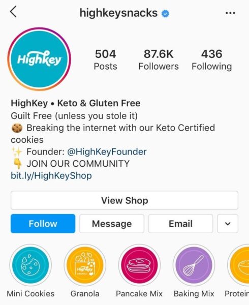 using a CTA in your instagram bio