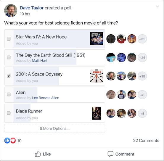 Facebook Polls