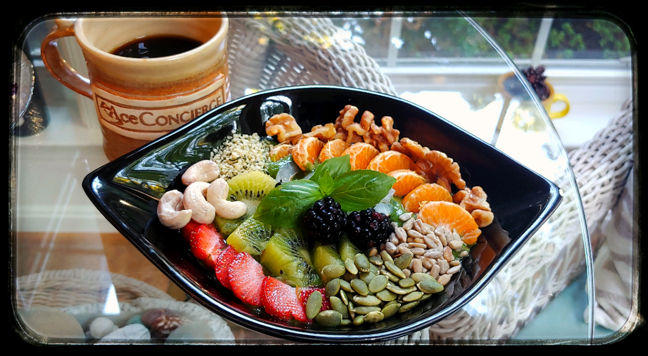 plant based smoothie bowl