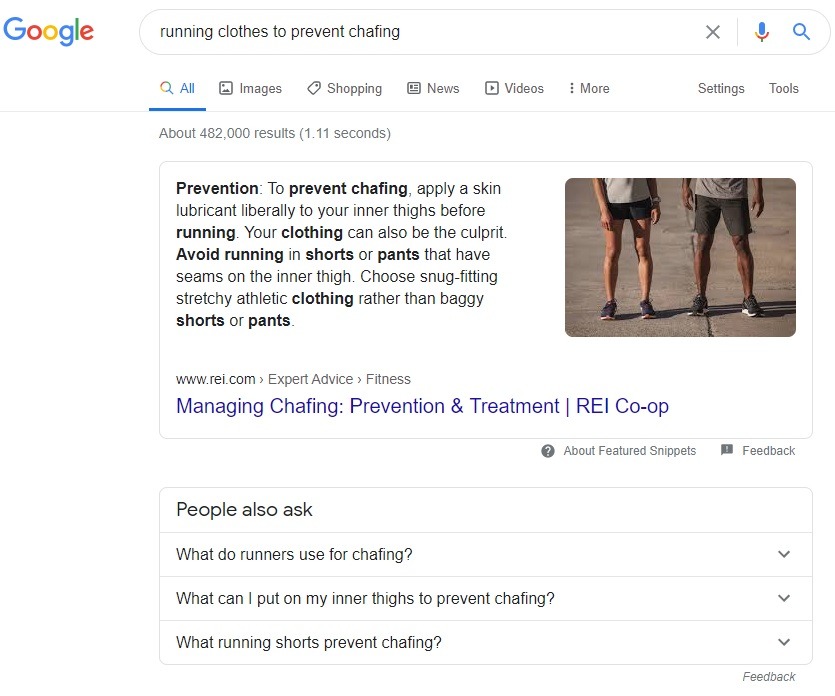 putting Wikipedia terms in google