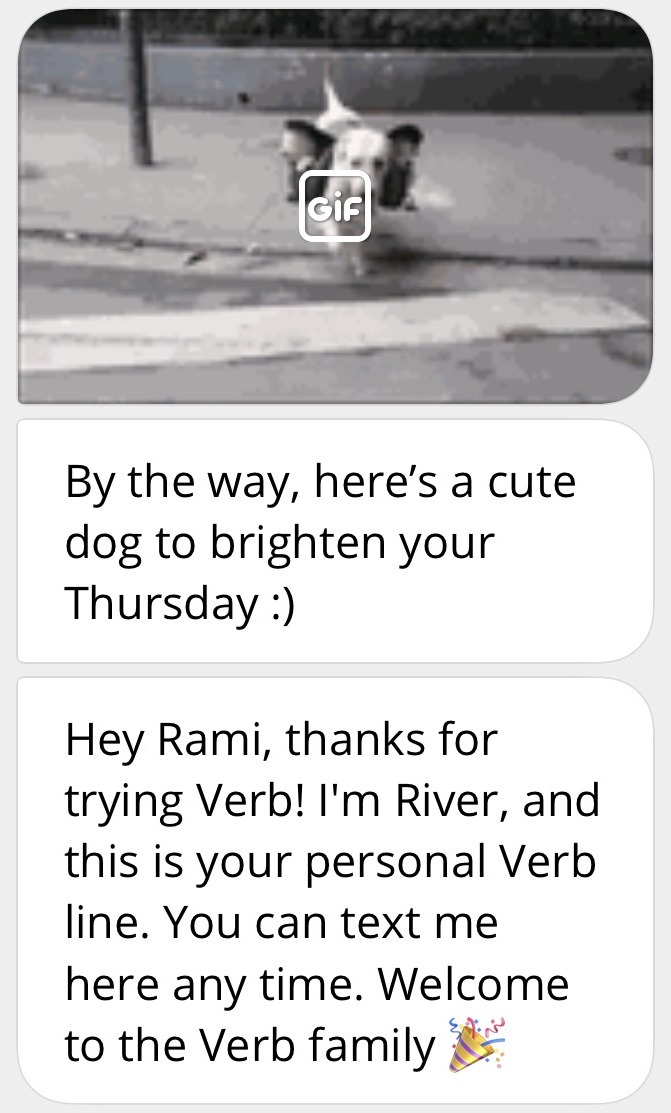 sms with gif eCommerce