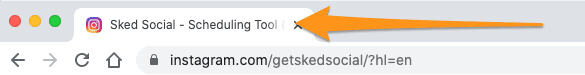 Optimizing title tag with primary keywords on Instagram.