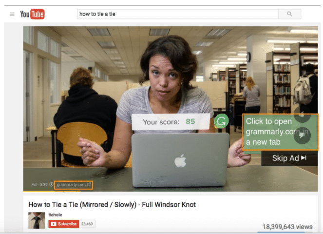 This is an example of how to use Google Ads to advertise with video ad campaigns.