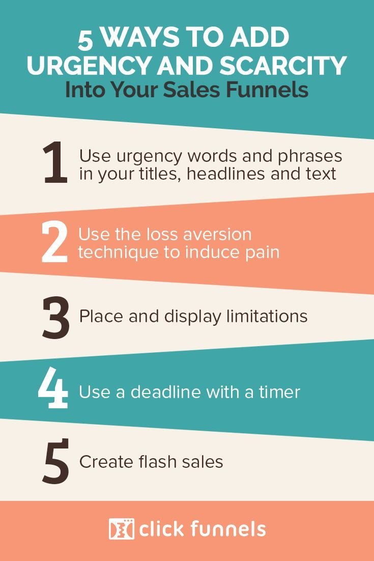 convert leads into meetings - urgency and scarcity in sales funnels