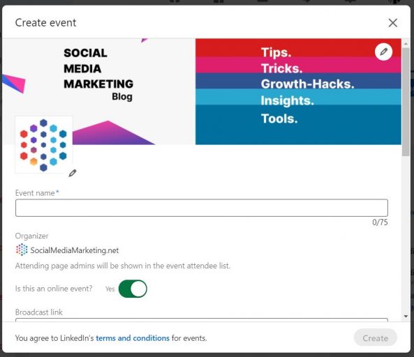Create Events