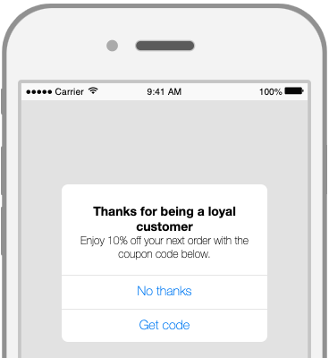 Keep customers in their current experiences