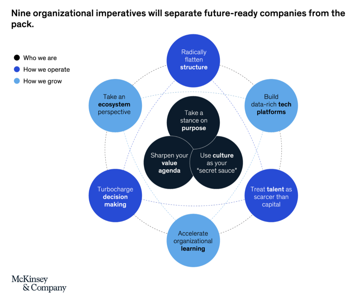 McKinsey and Company 9 keys to radically better organizations