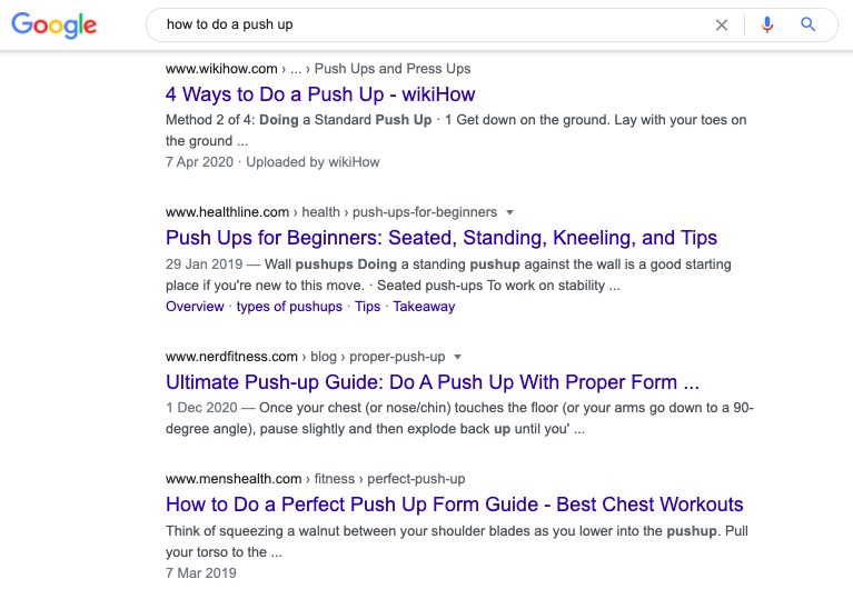 How to do a pushup. 