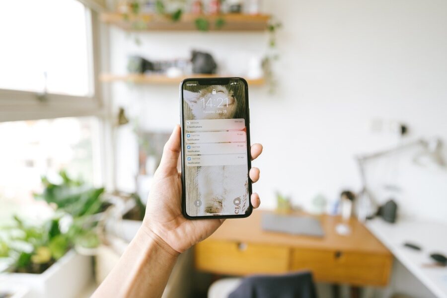 Notifications on a smartphone