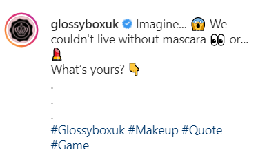checking out competitor hashtags