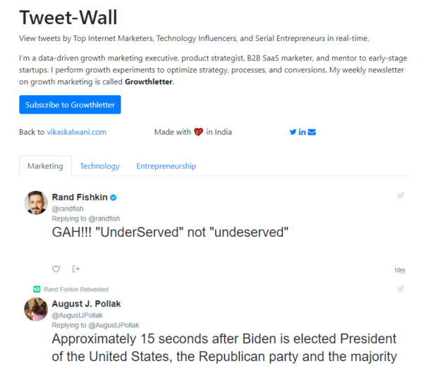 Tweet-Wall