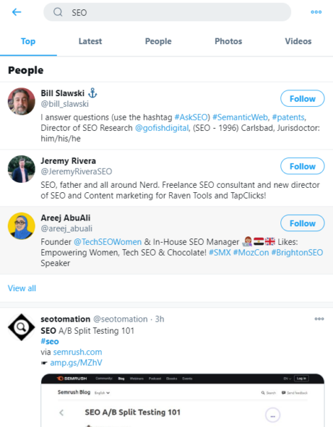 Twitter Search