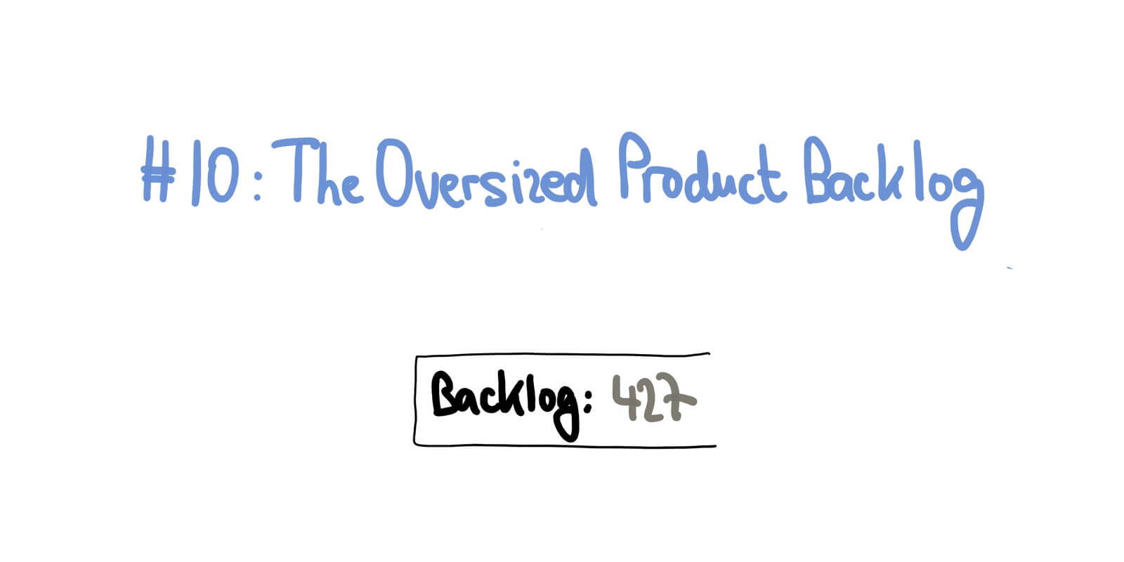 Fixing Your Scrum: Forensic Product Backlog Analysis — The Oversized Product Backlog — Age-of-Product.com