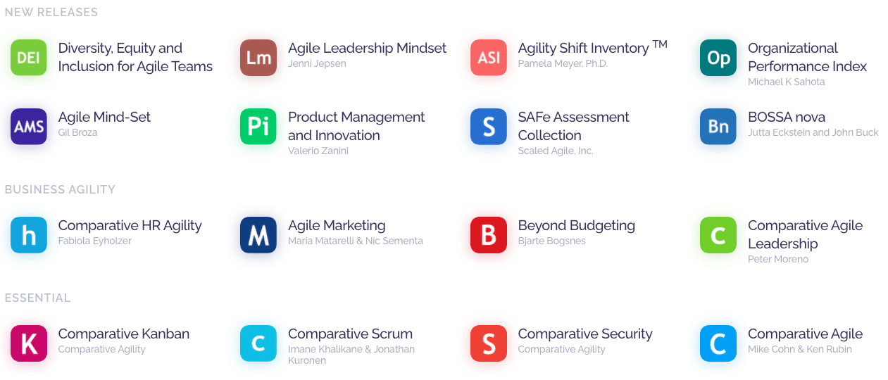 Comparative Agility is an Agile Assessment Tool