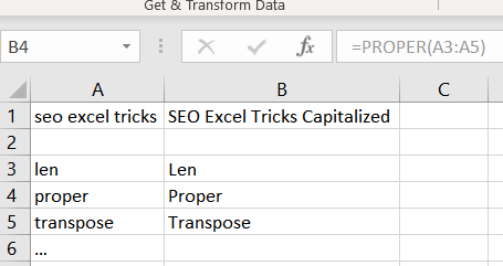 excel proper