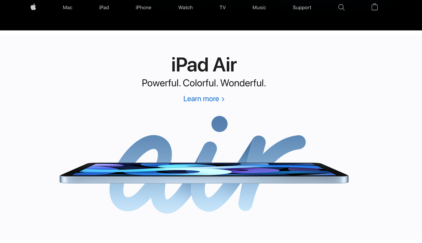 Apples target audience craves easy to use tech, so their marketing is always clean, modern, and easy to understand