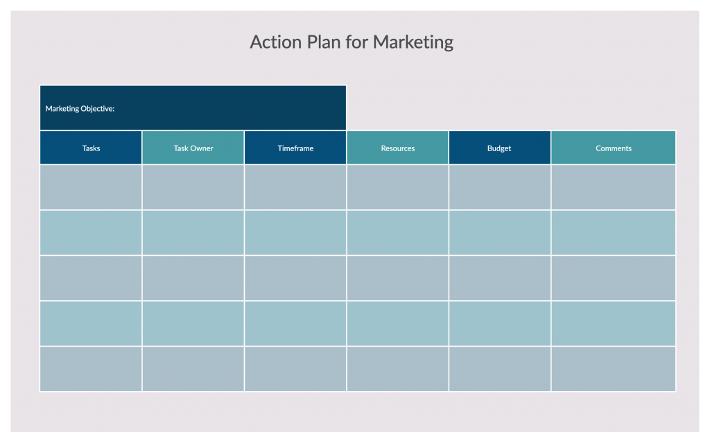 marketing action plan