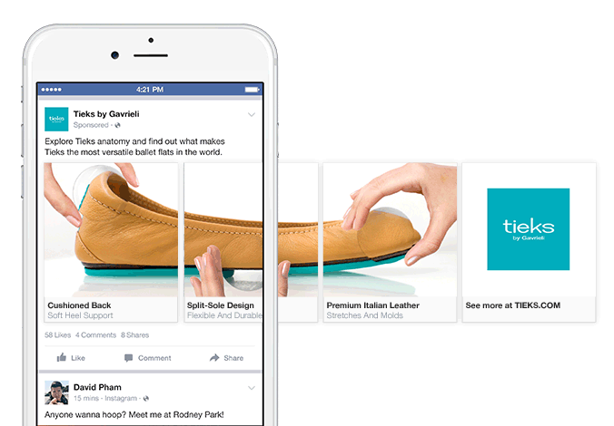 facebook carousel ads