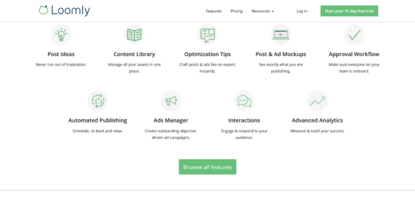Loomly website