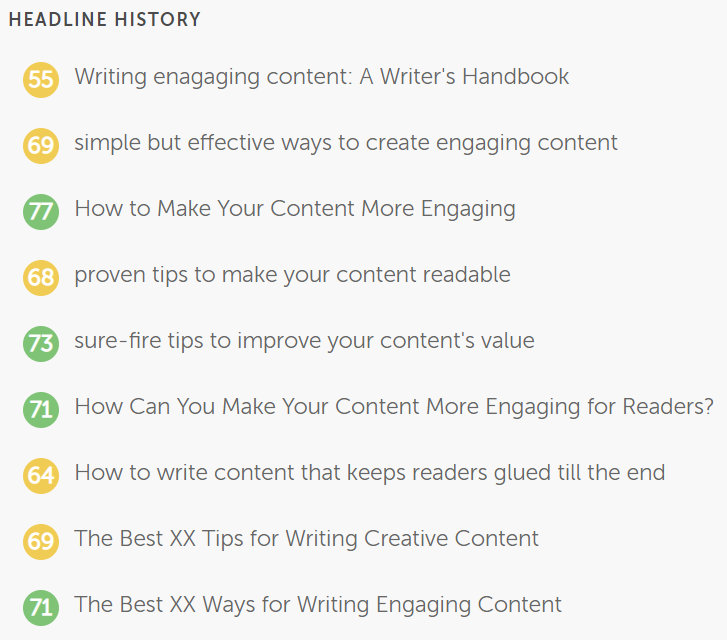 CoSchedule, a headline analyzer tool