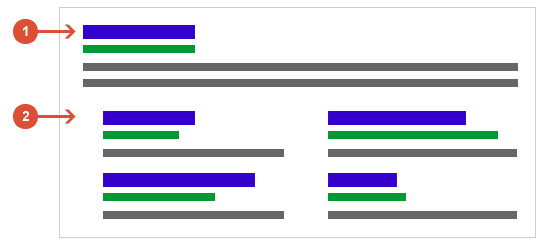 lines for sitelinks