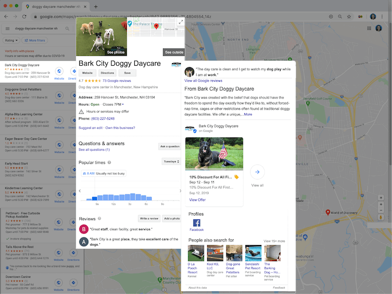 increase online presence with google my business