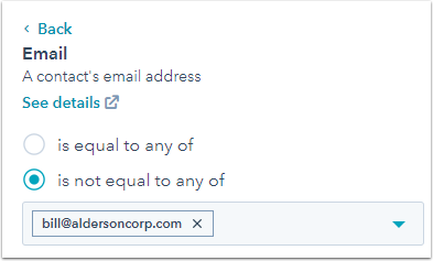 HubSpot Data Filter