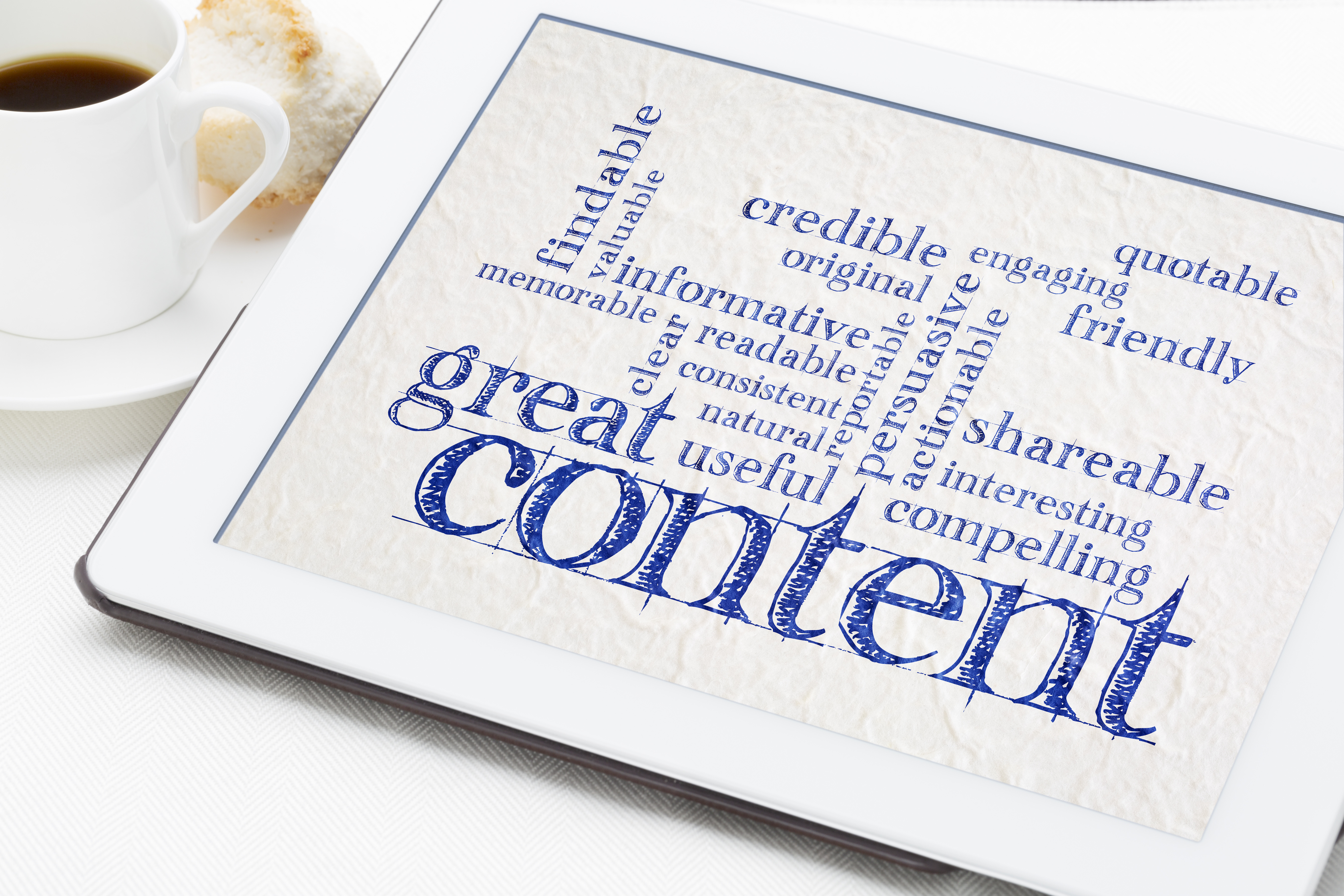 create content with active voice