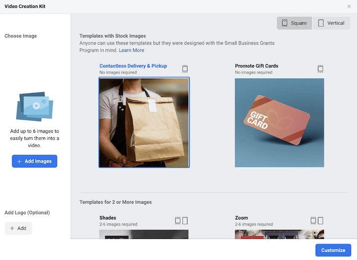 facebooks video ad creation kit