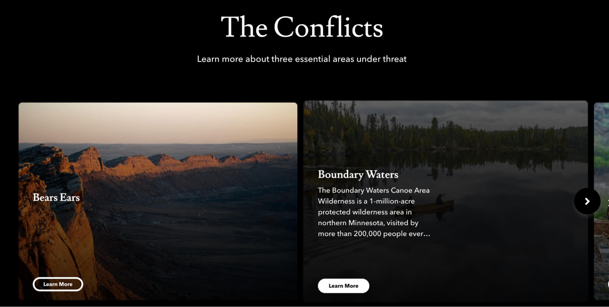 Patagonias "The Conflicts" campaign