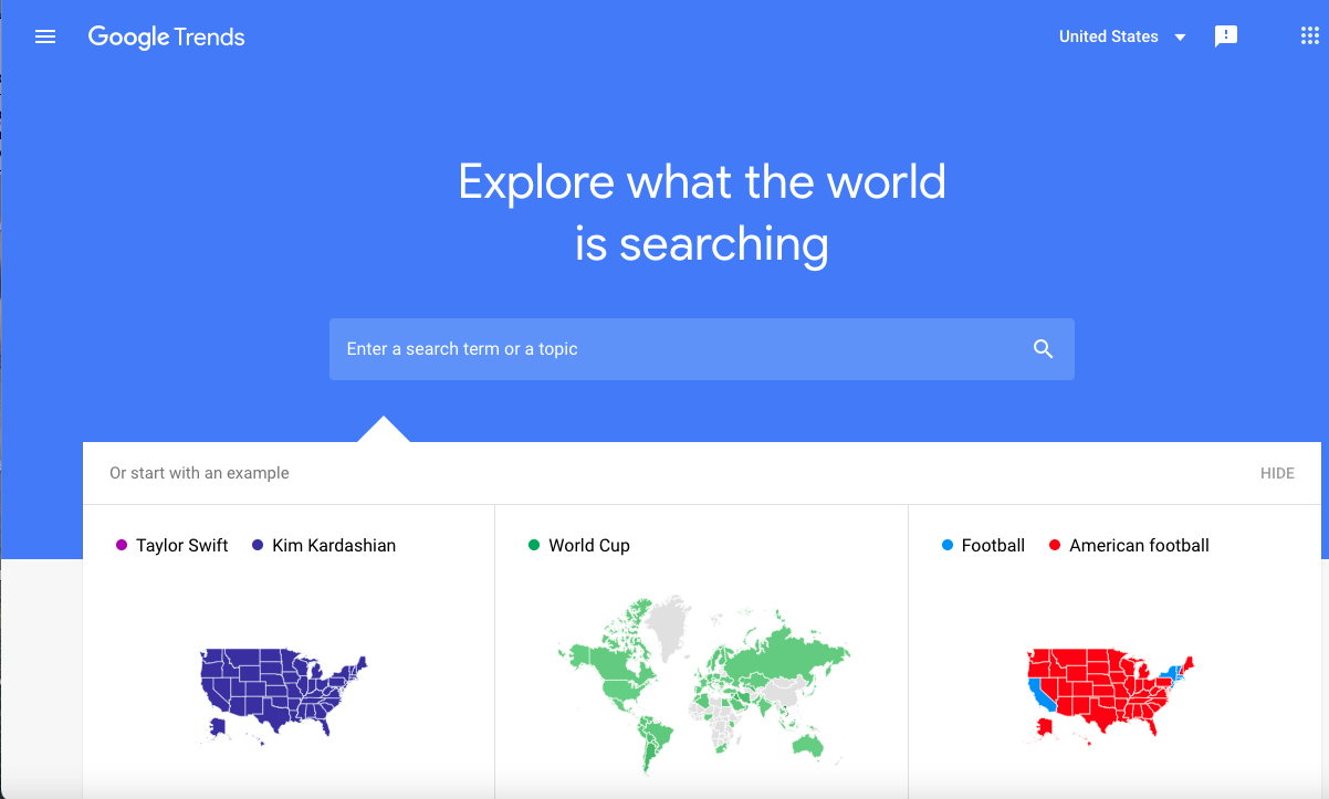 You can use Google Trends as a free SEO tool.
