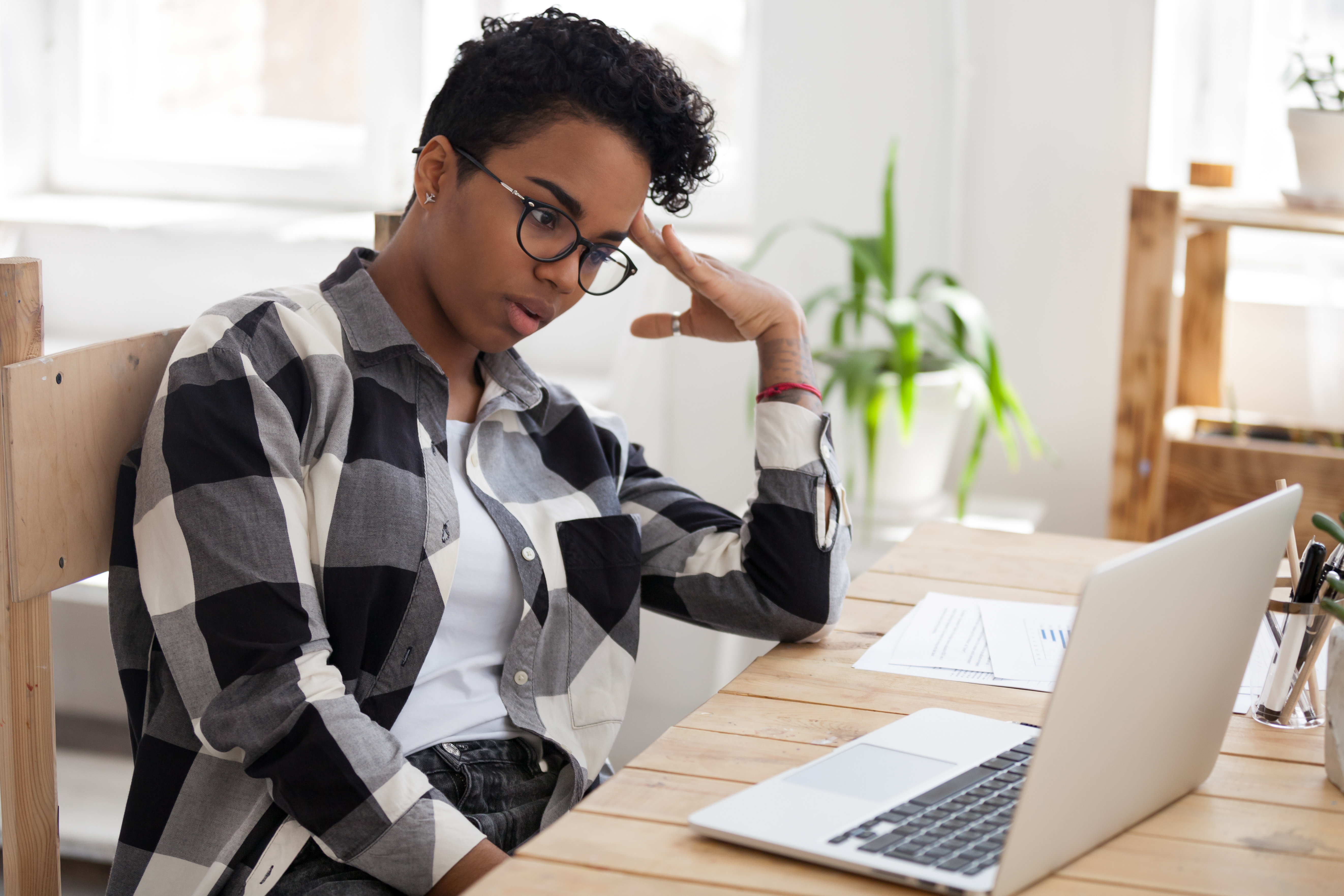 Content marketer struggling with content creation