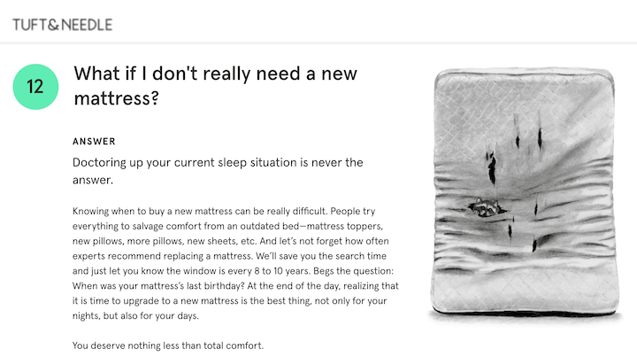 how to write copy that sells—website copy addressing objections directly