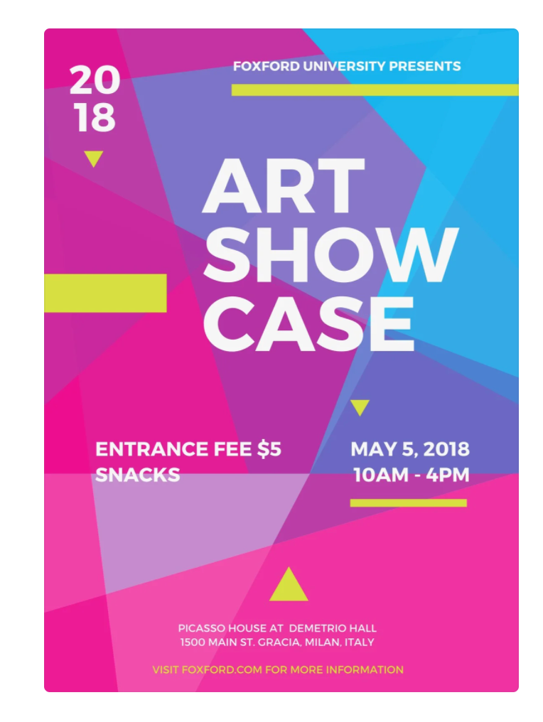 event flyer