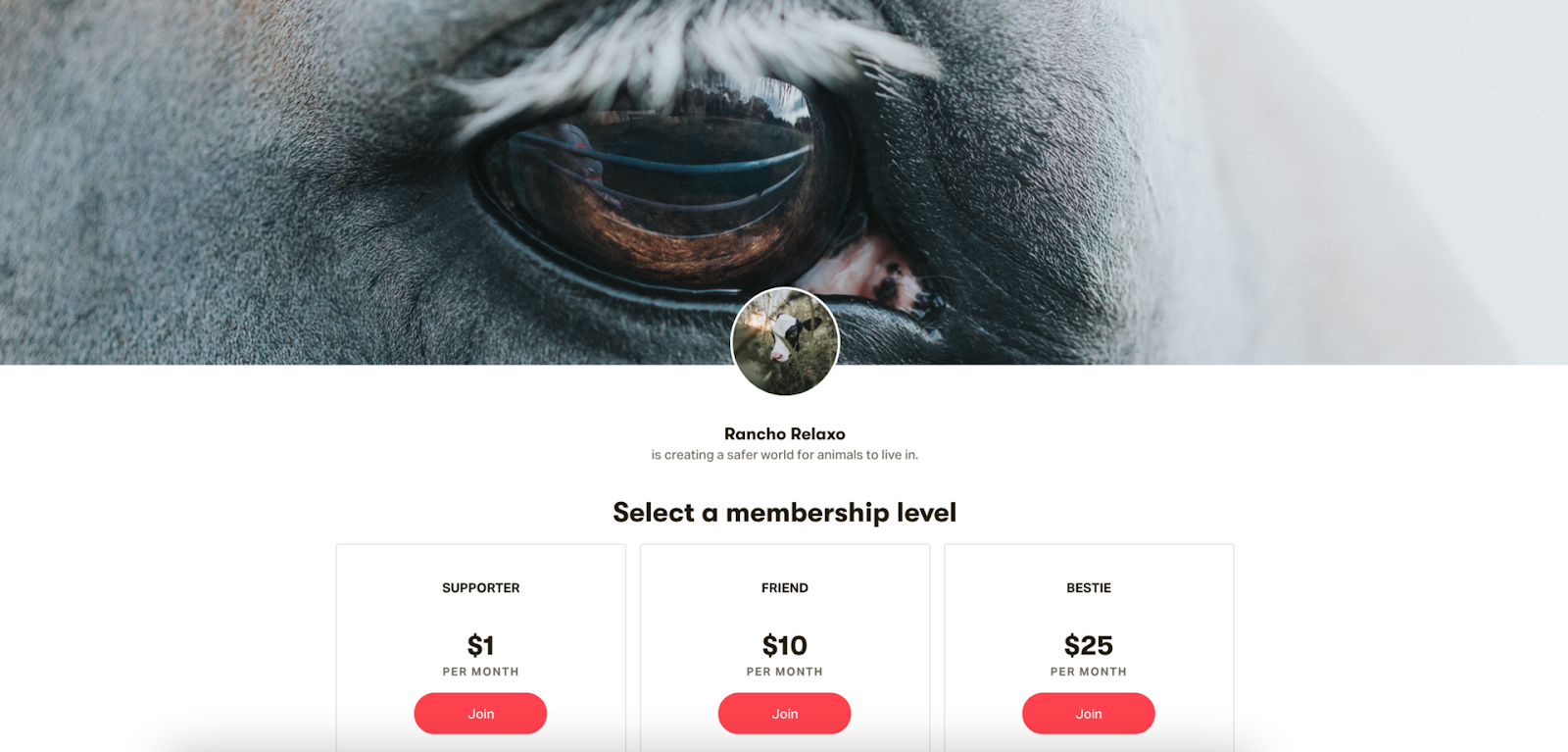 Rancho Relaxos Patreon page