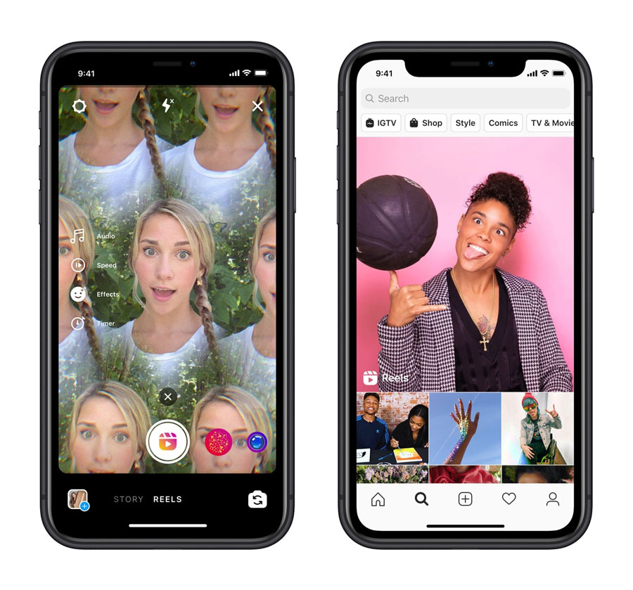 Instagram reels examples.
