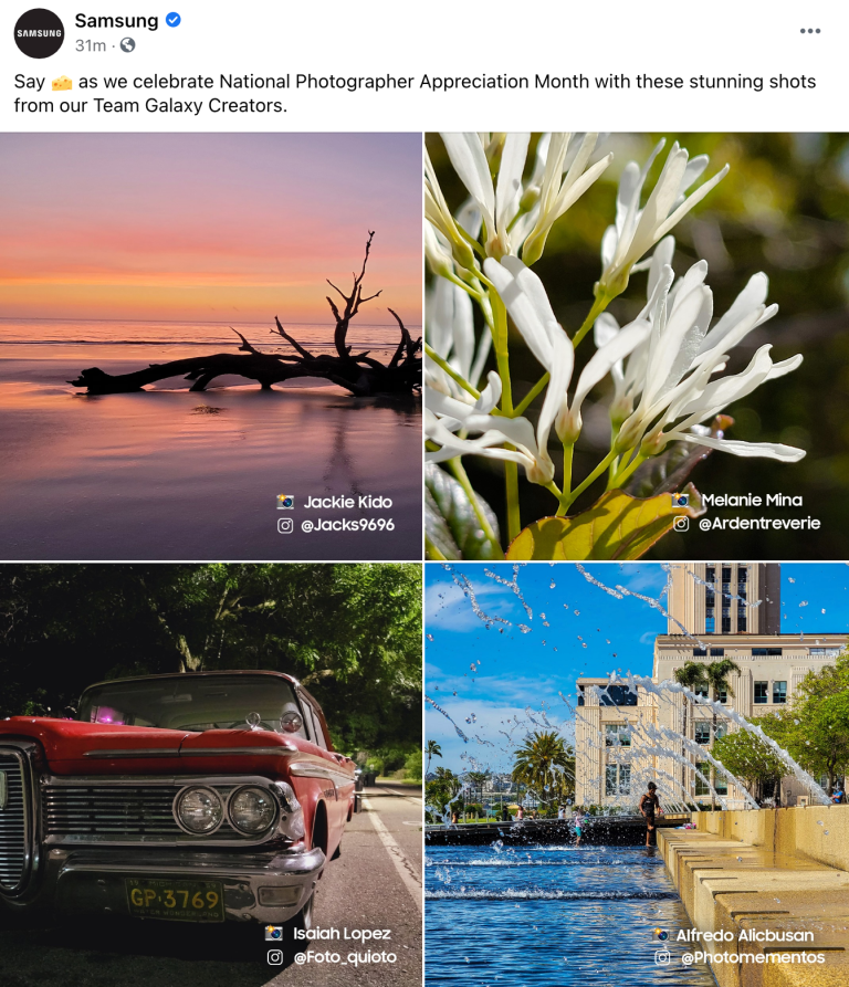 Samsung on Facebook