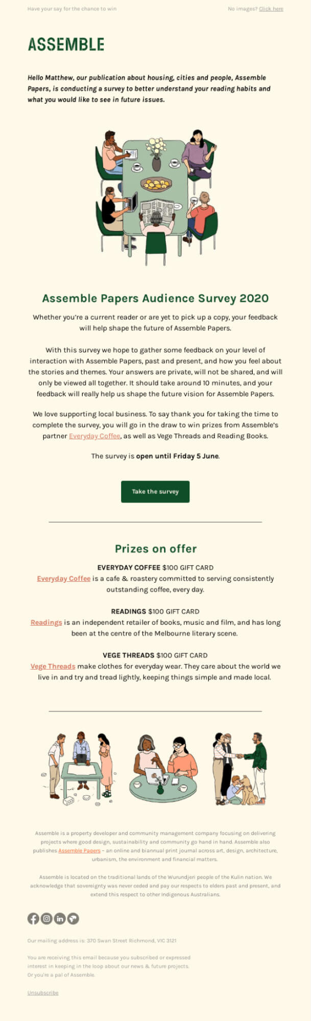Assemble email example