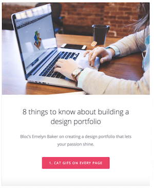 call to action phrases and examples: cat gifs on every page