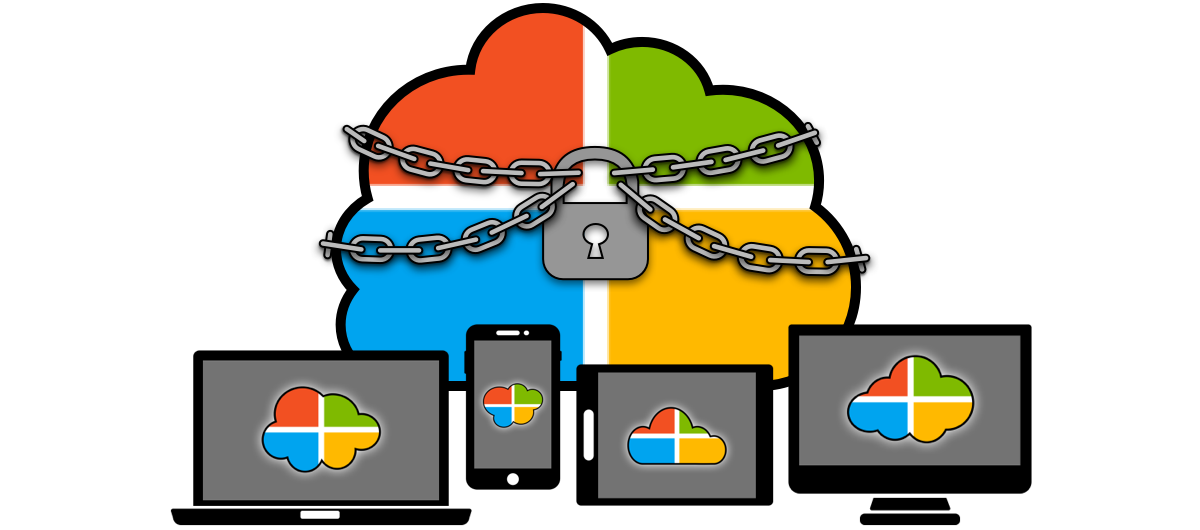 Microsoft data loss prevention imagery.