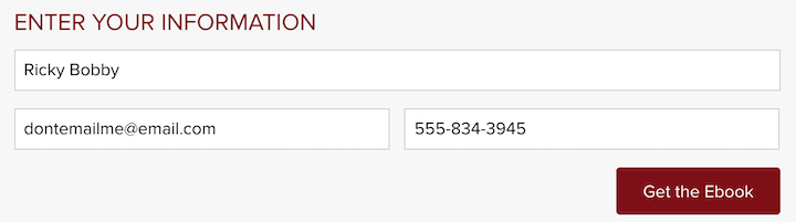 scary ppc stats: fake information in form