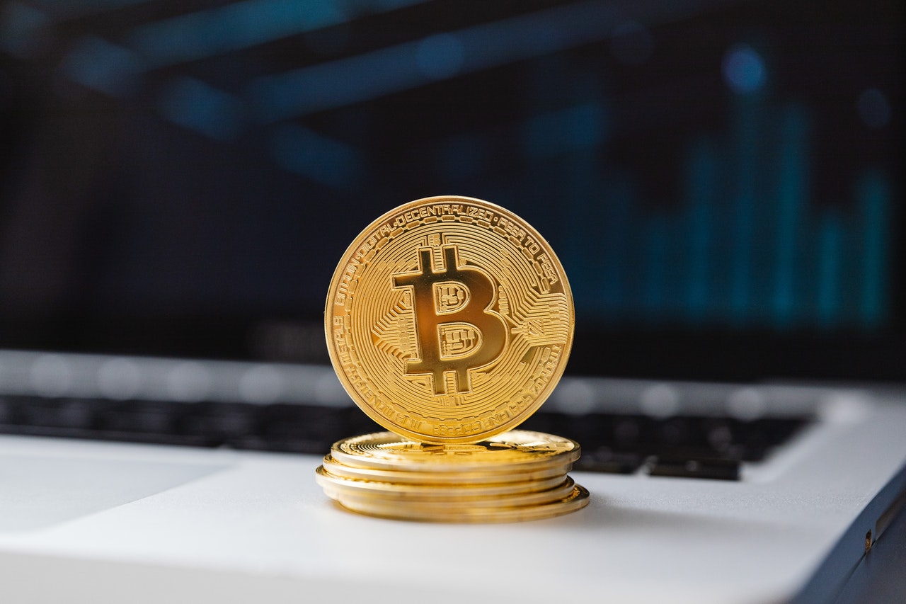 Picture of a token representing a Bitcoin