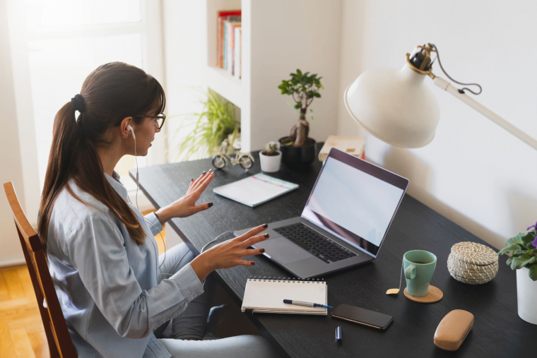 working from home