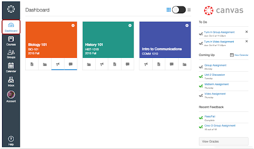 Learning Management System Canvas