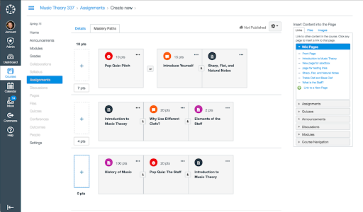 Learning Management System Canvas