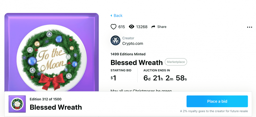 crypto.com buy nfts