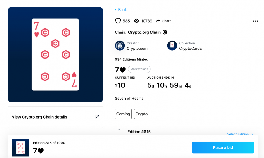 crypto.com buy nfts