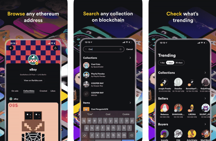 rarible nft app